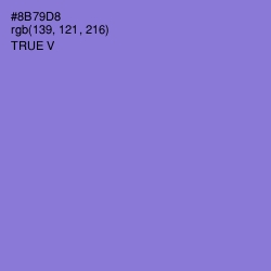 #8B79D8 - True V Color Image