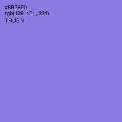 #8B79E0 - True V Color Image