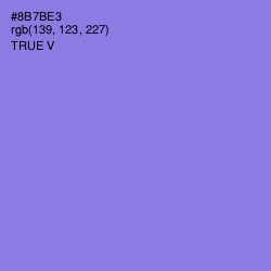 #8B7BE3 - True V Color Image