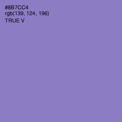 #8B7CC4 - True V Color Image