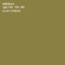 #8B8044 - Clay Creek Color Image