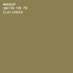 #8B804F - Clay Creek Color Image