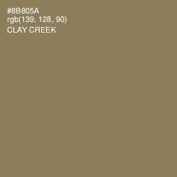 #8B805A - Clay Creek Color Image