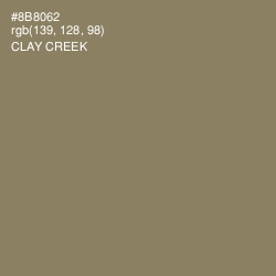 #8B8062 - Clay Creek Color Image