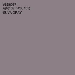 #8B8087 - Suva Gray Color Image