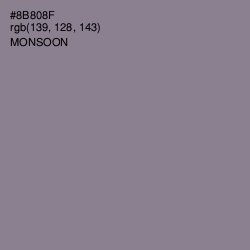 #8B808F - Monsoon Color Image