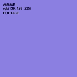 #8B80E1 - Portage Color Image