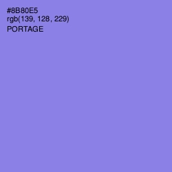 #8B80E5 - Portage Color Image