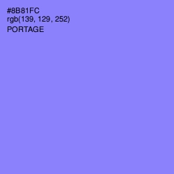 #8B81FC - Portage Color Image