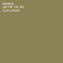 #8B8256 - Clay Creek Color Image