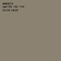 #8B8272 - Olive Haze Color Image