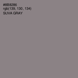 #8B8286 - Suva Gray Color Image