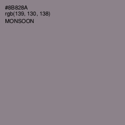 #8B828A - Monsoon Color Image