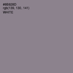 #8B828D - Monsoon Color Image