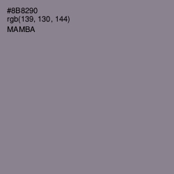 #8B8290 - Mamba Color Image