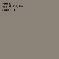 #8B8377 - Squirrel Color Image