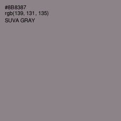 #8B8387 - Suva Gray Color Image