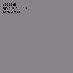 #8B838B - Monsoon Color Image