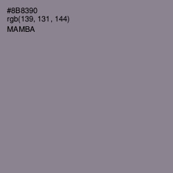 #8B8390 - Mamba Color Image