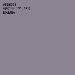 #8B8391 - Mamba Color Image