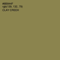 #8B844F - Clay Creek Color Image