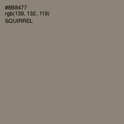 #8B8477 - Squirrel Color Image