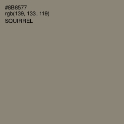 #8B8577 - Squirrel Color Image