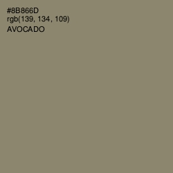#8B866D - Avocado Color Image