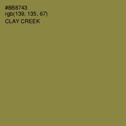 #8B8743 - Clay Creek Color Image