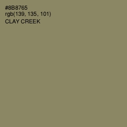 #8B8765 - Clay Creek Color Image