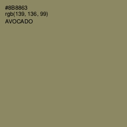 #8B8863 - Avocado Color Image