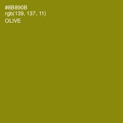 #8B890B - Olive Color Image