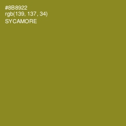 #8B8922 - Sycamore Color Image