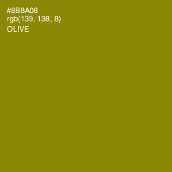 #8B8A08 - Olive Color Image