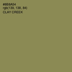 #8B8A54 - Clay Creek Color Image