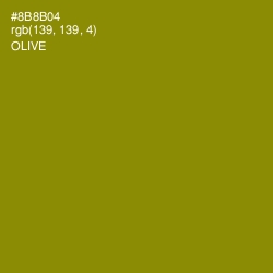 #8B8B04 - Olive Color Image