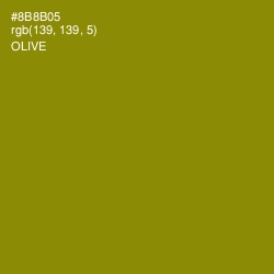 #8B8B05 - Olive Color Image