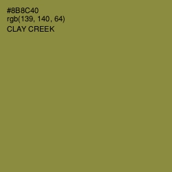 #8B8C40 - Clay Creek Color Image