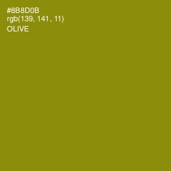 #8B8D0B - Olive Color Image