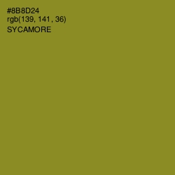 #8B8D24 - Sycamore Color Image