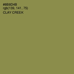 #8B8D4B - Clay Creek Color Image