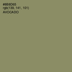#8B8D65 - Avocado Color Image