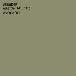 #8B8D6F - Avocado Color Image