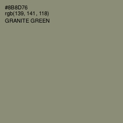 #8B8D76 - Granite Green Color Image