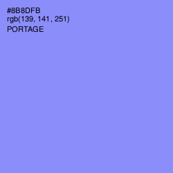 #8B8DFB - Portage Color Image