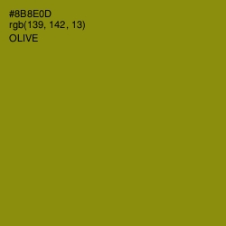 #8B8E0D - Olive Color Image