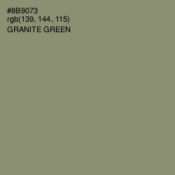 #8B9073 - Granite Green Color Image