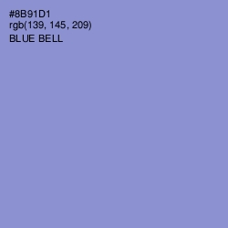 #8B91D1 - Blue Bell Color Image