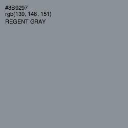 #8B9297 - Regent Gray Color Image