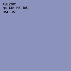 #8B92BC - Bali Hai Color Image